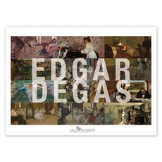 ABLE BAMBOO 2023 傑作 Edgar De Gas A 型台歷 + 古董夾子套組, 混合顏色