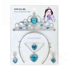 삼안 티아라 장식set 생일축하머리띠