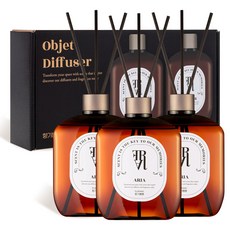 플로랑 오브제 대용량 디퓨저 향기뿜뿜 3구 선물세트, 오브제 디퓨저 라벤더멜론, 3개