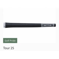 Golf Pride Tour 25 輕量化橡膠高爾夫球桿握把，提升揮桿速度與距離, GOLF PRIDE TOUR-25G 握把, 1個