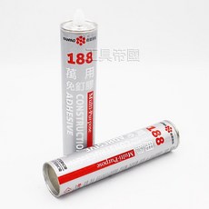 工具帝國 台灣製 南寶樹酯 188萬用免釘膠 速乾 萬用膠 建材專用 310ml, 1個