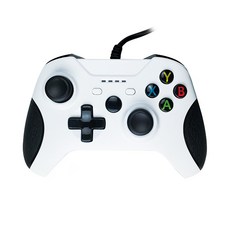 XBOX ONE 有線搖桿 (副廠) - 支援 PC360 / XBOX主機 / Steam 遊戲, 1個, 白色