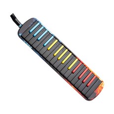 口風琴 37鍵32鍵口風琴兒童學生初學者課堂教學懷舊鍵盤樂器專業吹奏樂器, 1個, 32鍵三色星空口風琴