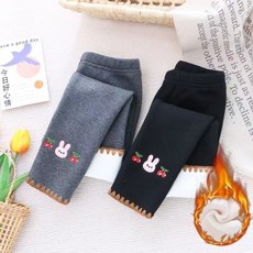 【秋冬兒童保暖褲子】女童加絨打底褲秋冬保暖寶寶外穿加厚一體絨中小兒童冬季保暖褲子