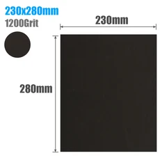 XCAN 1개 230x280mm 사포 60-5000 그릿 습식/건식 연마지 목재 금속 플라스틱, [04]1200 Grit, 04 1200 Grit