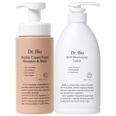 닥터바이오 에코 페이스 앤 바디로션 + 버블폼 클렌저 세트, 1세트