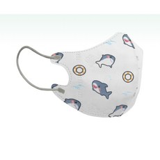 丰荷 兒童幼幼醫用口罩 1-3歲, 鯊魚寶貝, 1個, 25片