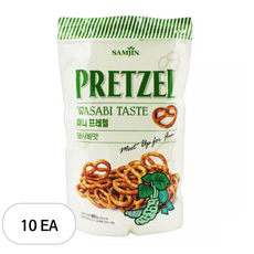삼진 미니 프레첼 와사비맛, 800g, 10개