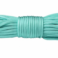 파라코드 낙하산 코드 로프 전술 하이킹 캠핑 장비용 야외 도구 여행 필수품, 01 CHINA, 02 50feet, 1. Color 5 / C. 50feet, 1개