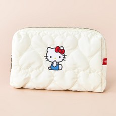 헬로키티 버블 멀티 파우치-아이보리