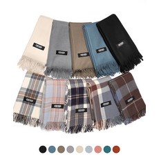 ODDSTUDIO 베이직 니트 체크 머플러 - 32COLOR OS20FWMF01SET 367304