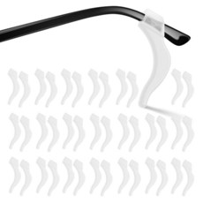 Topstart 안경 이어 그리퍼 20쌍 미끄럼 방지 유리 이어 후크 편안한 실리콘 안경 이어 쿠션 안경 선글라스 독서용 안경 리테이너 어린이 성인용, 투명