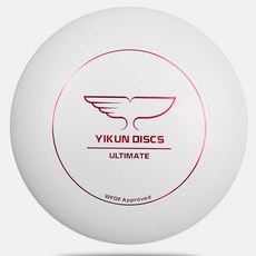 創意耐用【1707人好評】175g專業極限飛盤戶外運動飛盤健身飛碟軟兒童迴旋訓練成人比賽 LLUE, 專業LOGO白底紅色, 1個