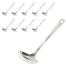 키친왕 스텐 통국자 10P, 10개, 실버