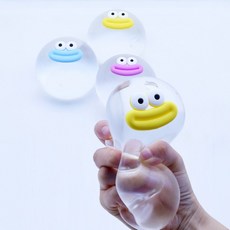 투명 말랑폭신 쫀득이 스트레스볼 촉감놀이 빵쑥이 워터볼 랜덤1개, 1개, 상세페이지 참조
