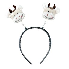 스프링 인형 머리띠 동물 생일 파티 사진관, G04.스프링인형머리띠-소