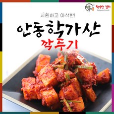 [도경식품][국내산] 안동학가산 깍두기 5kg_아이스박스, 5kg, 1개