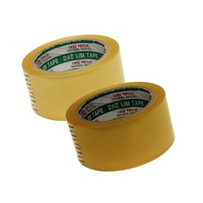 대림 OPP 박스테이프 48mm/포장테이프/투명테이프, 황색