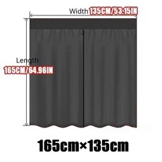 차량 트렁크 테일게이트 모기장 도어 차양막 곤충망 휴대용 야외 여행 캠핑, 2. 165X135cm