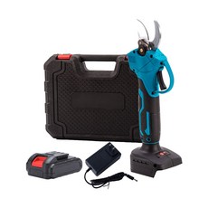 超能玩工 電動修枝剪 電動剪刀 樹枝剪, 1個, 1電1充 送配件【顏色隨機】