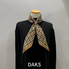 닥스 시그니처 체크 대형 손수건 스카프 겸용