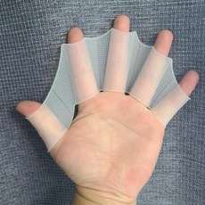 수영 물갈퀴 장갑 오리손 개구리 손가락 물놀이 오리 핑거패들, M