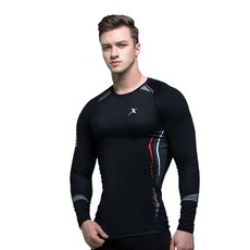 기어엑스 뉴 스포츠 플러스 남성 긴팔 라운드09-1(블랙)