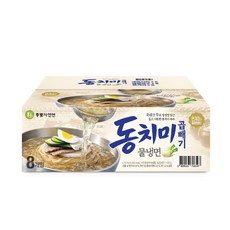 이가자연면 동치미 곱빼기 물냉면, 8개, 594g