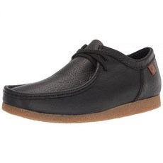 Clarks 남성용 Shacre Ii 런슈즈 모카신 블랙 가죽