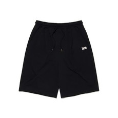 매장정품 LEE 펠트 트위치 원턱 스웻 쇼츠 블랙 LE2602SO33BK 235106