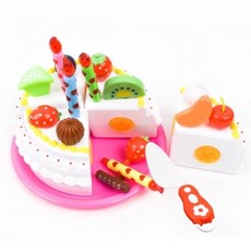 오즈토이 파티 케이크 썰기 소꿉놀이, 혼합색상, 3개