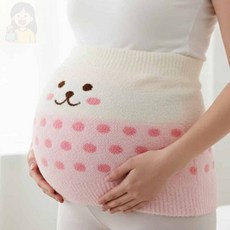 SolSun 복부 발열 워머 대형 출산준비물, 01임산부배워머-핑크