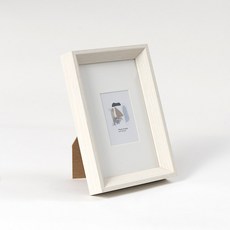우드 사진액자 3x5 4x6 5x7 6x8 8x10 멀티사이즈 탁상용 포토프레임, 3x5인치(8x14cm), 화이트, 1개