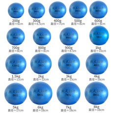 樂購 台灣出貨 附發票 中小学训练铺助标枪投掷球实心球200g-6KG充气橡胶铅球中考软式, 1個, 500g