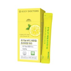 바디닥터스 유기농 NFC 레몬즙 프리미엄 100, 280g, 1개