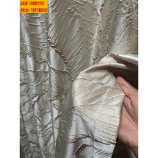 CK奇婕家居 設計款窗簾 米色 米金色 香檳色窗簾 半透光窗簾A0312D, 香檳米色,寬100*高250四爪鉤(高度可裁)