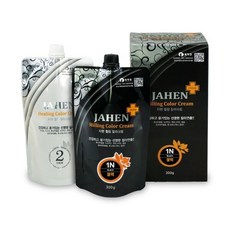 자헨 JAHEN 힐링 칼라크림 1N 블랙, 300g, 1