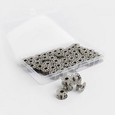 패션스타트 가정용 스텐 실버 북알 50개&투명케이스 1세트, 멀티