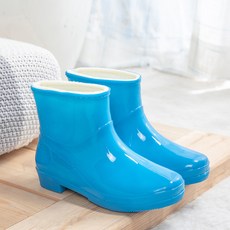 DFMEI 雨鞋女時尚短筒防滑水鞋成人外穿水靴防水雨靴工作膠鞋