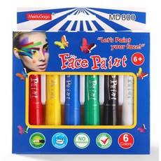 JAVO 명절 선물 안면 페인팅 크레용 세트 (쉽게 세척)