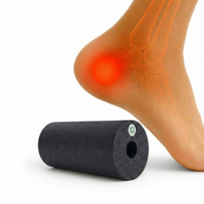 미니폼롤러 1+1 휴대용 초경량 풋롤러 발마사지, 2개, 블랙