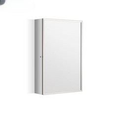 스테인레스 욕실수납장 스텐 거울장 여닫이 주방 벽걸이, 왼쪽 문 500x700