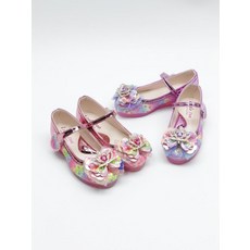 여아 리본 왕관 LED 구두 120728