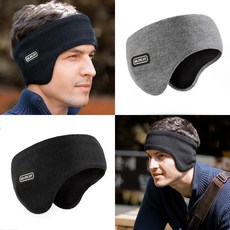 위너리스 방한 이어밴드 남녀공용 귀마개 헤어밴드, 블랙, 1개