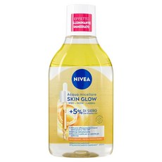 NIVEA Skin Glow 미셀라 클렌징 워터 얼굴 눈 속눈썹용 부드러운 메이크업 리무버 페이셜 클렌저 비