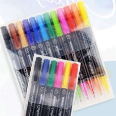 금순이네상점 캘리그라피 트윈 6색 캘리그라피펜세트