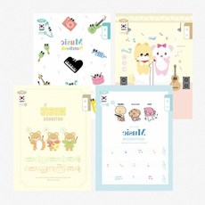 코벡사 초등노트 음악 24매 1개 학생 교사 일기 공부