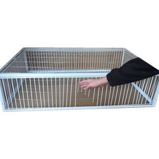 비둘기 포획기 조류 까마귀 트랩 케이지 덫 철망 새장, 1개, 70x40x26cm - 2문