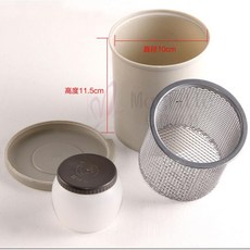 無品牌 馬利油畫洗筆筒 不鏽鋼濾網式 送油壺 美術生專用, G51016油畫筆洗筒內送油壺