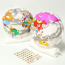 놀이공원 색칠풍선 조카선물 생일파티 지구본 5인